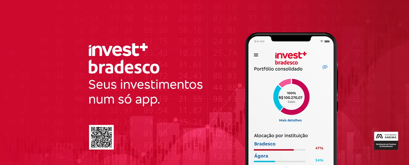 #PraCegoVer: Pra você que tem sonhos para o futuro. Consórcio Bradesco Compensa. Contrate on-line.